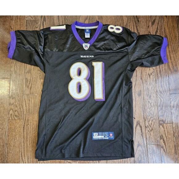 Baltimore Ravens Anquan Boldin Jersey #81 Men's 50 NFL Reebok On Field Stitched - Picture 1 of 11